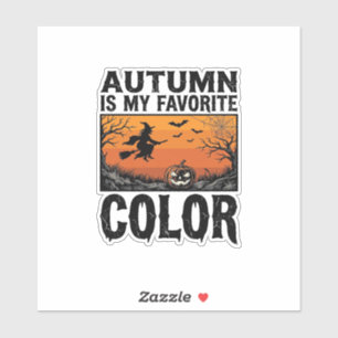 Autumn Favourite Colour Halloween Pumpkin Vector D