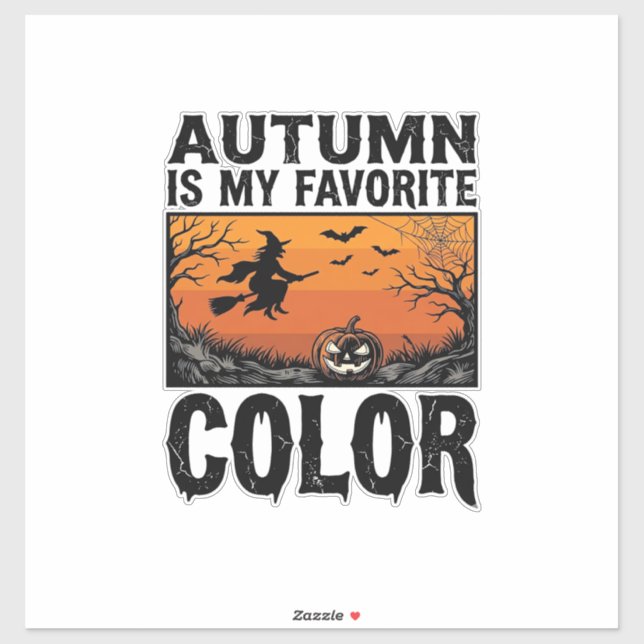Autumn Favourite Colour Halloween Pumpkin Vector D (Sheet)
