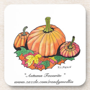 " Autumn Favourite "...Cork Coaster