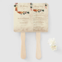 Autumn Feel Wedding Program
