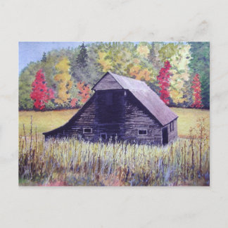 Autumn Field- postcard