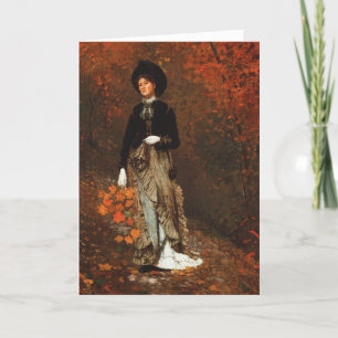 Autumn Fine Art Folded Thanksgiving Holiday Card
