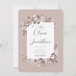 Autumn Flora Invitation