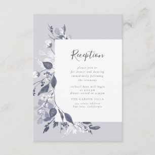 Autumn Flora Reception Insert Card