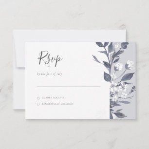 Autumn Flora RSVP Card