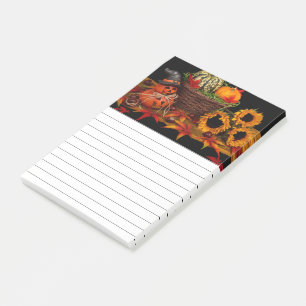 Autumn Floral Decor Post-it Notes