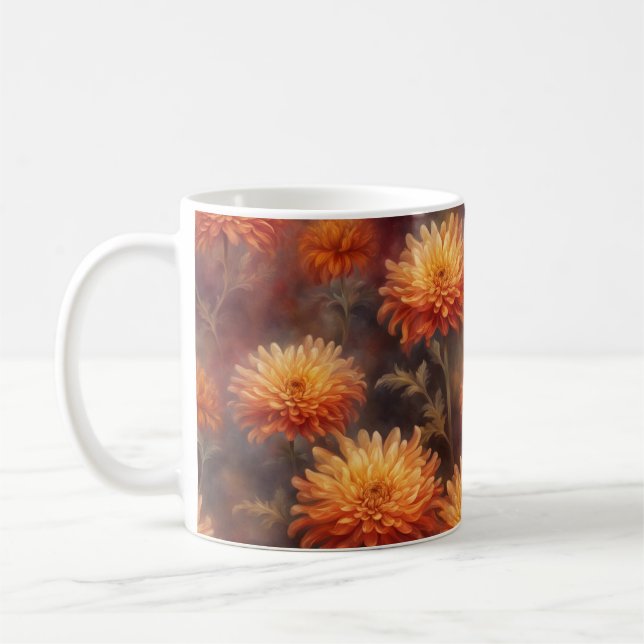 Autumn floral mug (Left)