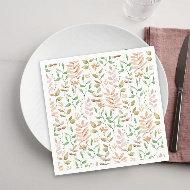 Autumn Floral Napkin (Creator Uploaded)