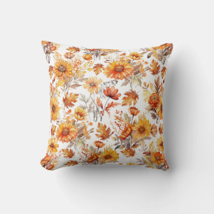 Autumn Floral Pattern B01 Cushion