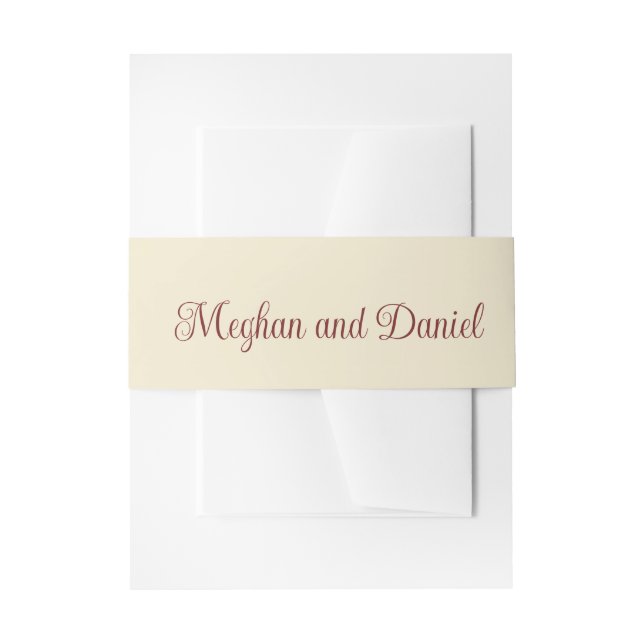 Autumn Floral Pumpkin Wedding  Invitation Belly Band (Front Example)