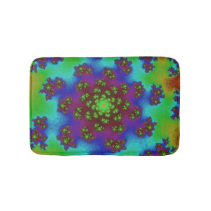 Autumn Floral Sprinkles Bath Mat