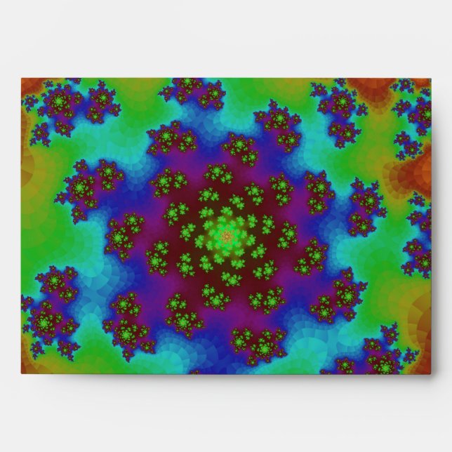 Autumn Floral Sprinkles Envelope (Front)