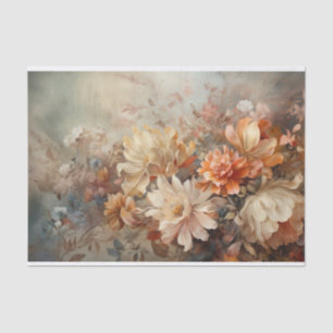 Autumn Floral Thanksgiving Halloween Decoupage Tissue Paper