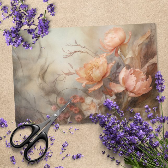 Autumn Floral Thanksgiving Halloween Decoupage Tissue Paper (Creator Uploaded)