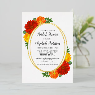 Autumn Florals Bridal Shower