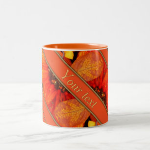Autumn Florals Two-Tone Coffee Mug