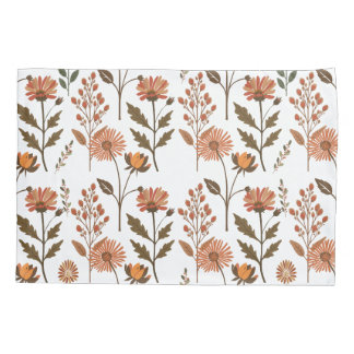 autumn flower arrangement pillowcase