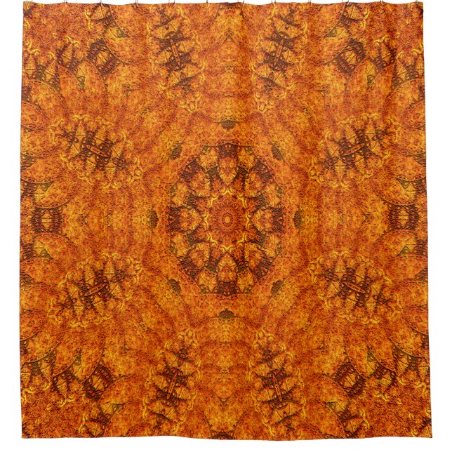 Autumn flower..... shower curtain (Front)