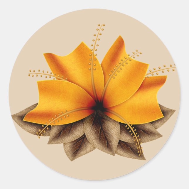 Autumn Flower Sticker (Front)