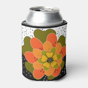 Autumn flowers, autumn, flower, illustration throw can cooler