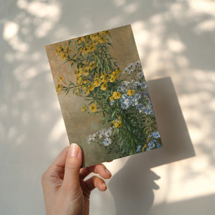 Autumn Flowers   Gunnar Gunnarsson Wennerberg Card