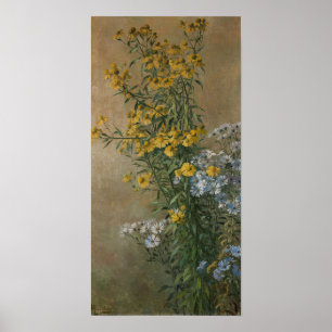 Autumn Flowers Gunnar Gunnarsson Wennerberg Poster
