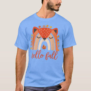 Autumn Fo Boho Rainbow Happy Fall Y'all Foes Sweet T-Shirt