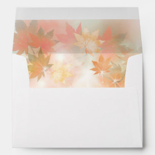 Autumn Fog Fall Wedding Envelopes