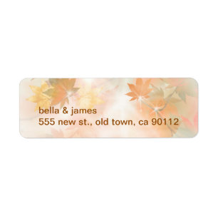 Autumn Fog Return Address Labels