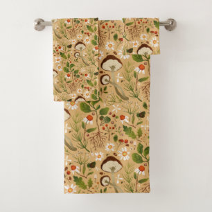 Autumn Foliage Bath Towel Set
