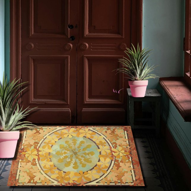 Autumn foliage by   A . Mucha  -1902 Doormat (Creator Uploaded)