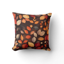 Autumn Foliage Throw Pillow
