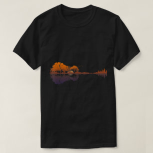 Autumn Forest and City Reflection Art T-Shirt