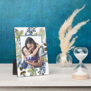 Autumn Forest Blue Frame Photo Template