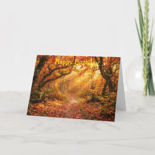 Autumn Forest Card