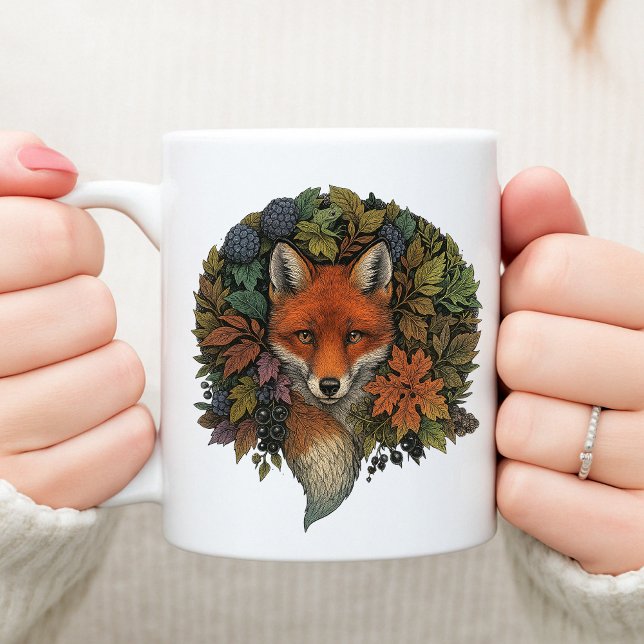 Autumn Forest Fox Coffee Mug (Creator Uploaded)