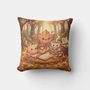 Autumn Forest Friends Pillow