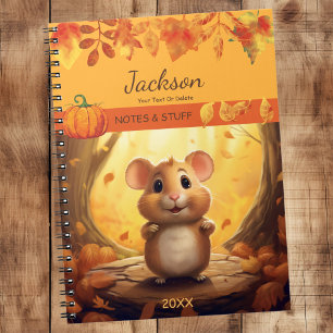 Autumn Forest Hamster Notebook