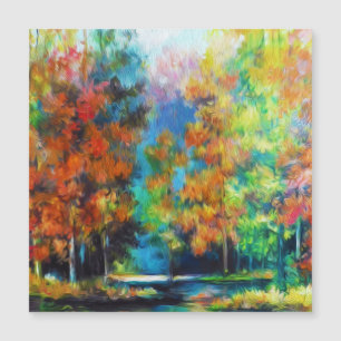 Autumn forest landscape