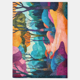 Autumn Forest Magnet