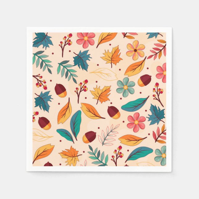 Autumn Forest Napkin (Front)