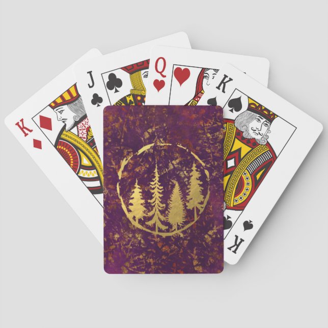 Autumn Forest Playing Cards (Back)