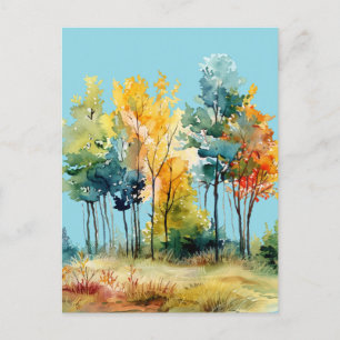 Autumn Forest  Postcard