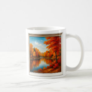 Autumn Forest Reflections Coffee Mug