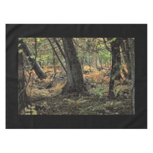 Autumn forest scene               tablecloth