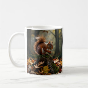 Autumn Forest Squirrel Coffee Mug