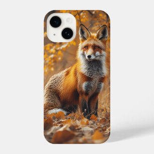 Autumn Fox – Cozy Woodland Wildlife Design iPhone 14 Case