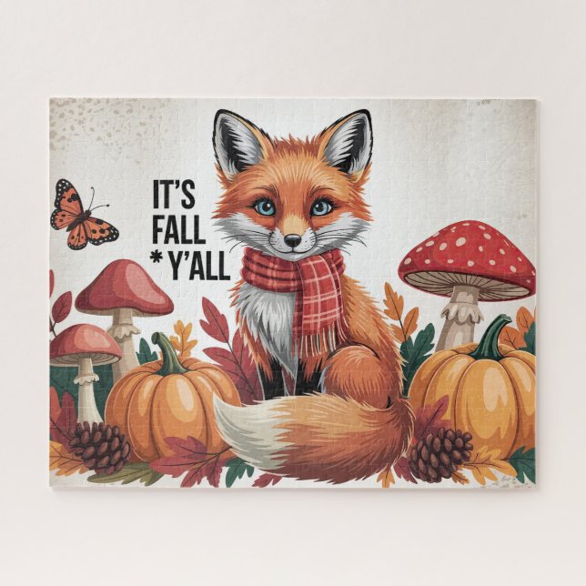 Autumn Fox Jigsaw Puzzle (Horizontal)