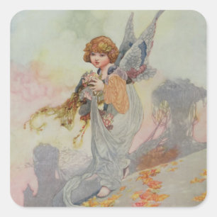 Autumn from the Seasons Square Sticker