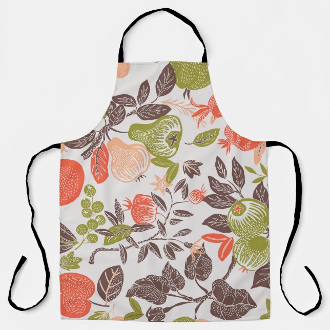 Autumn fruit decorative tile design. apron (Front)